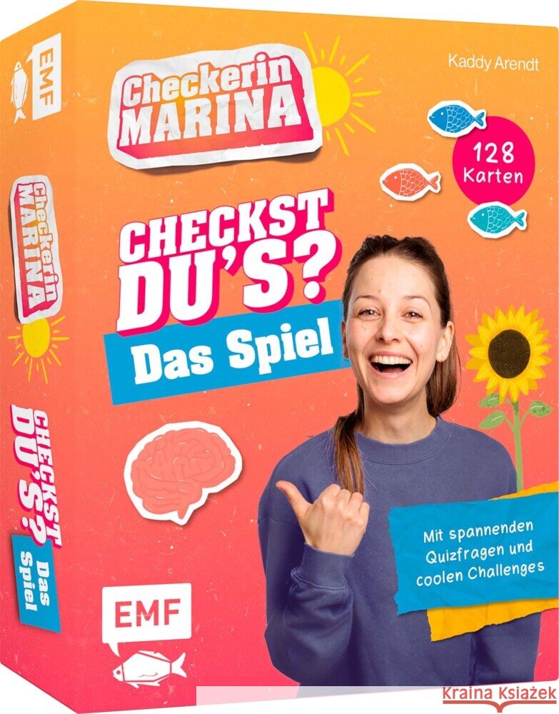 Kartenspiel: Checkerin Marina: Checkst du's? - Das Spiel Checkerin Marina, Arendt, Katharina 4260478343801 Edition Michael Fischer - książka