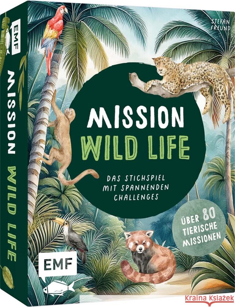 Kartenspiel: Mission: Wild Life Freund, Stefan 4260478343207 Edition Michael Fischer - książka
