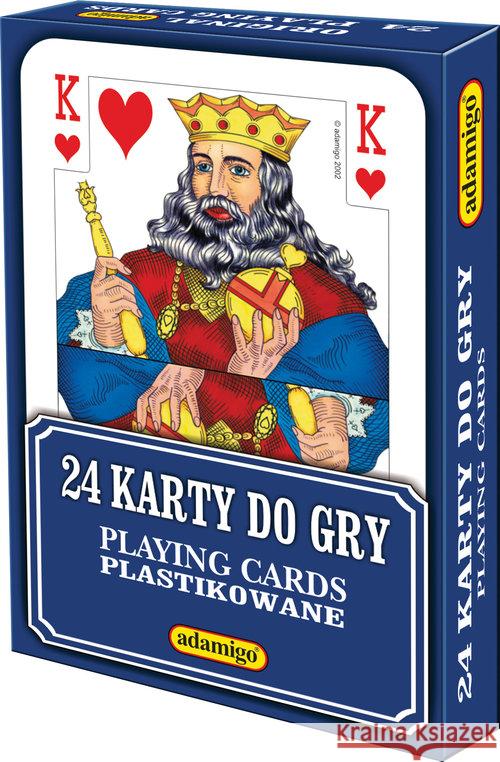 Karty do gry 24 elementy Adamigo 5902410004591 Promatek - książka