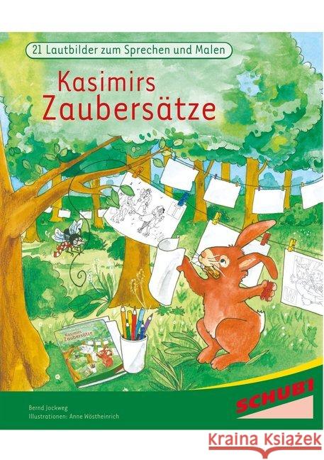 Kasimirs Zaubersätze : 21 Lautbilder zum Sprechen und Malen. Für Kindergarten und Klasse 1/2 Jockweg, Bernd Willikonsky, Ariane  9783867232654 Schubi Lernmedien - książka