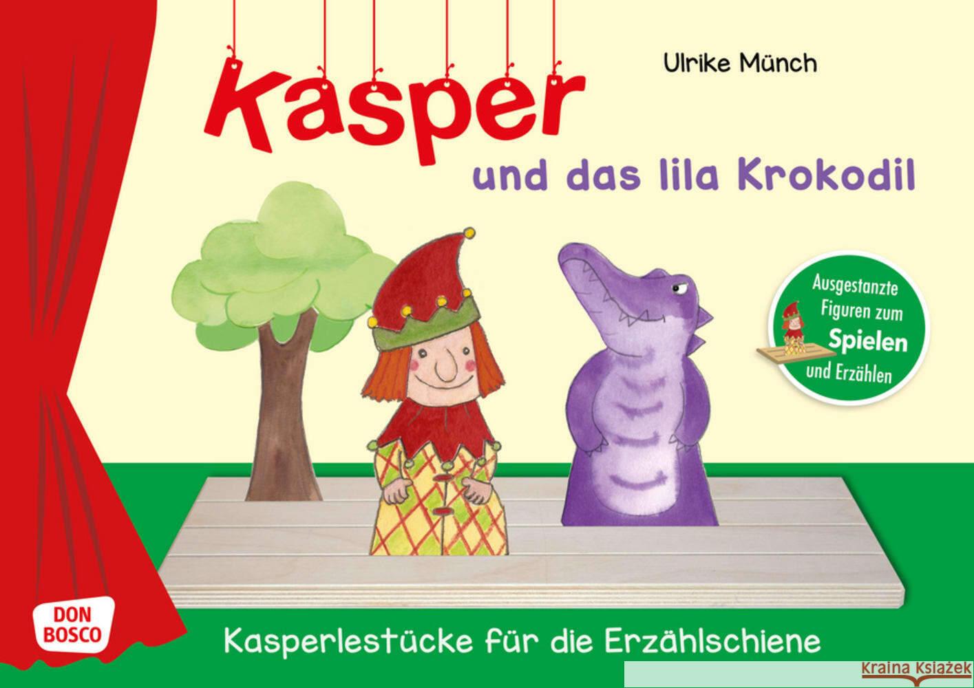 Kasper und das lila Krokodil., m. 1 Beilage Münch, Ulrike 4260179516887 Don Bosco Medien - książka