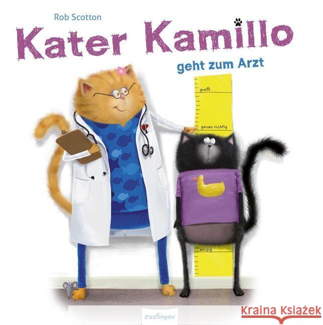 Kater Kamillo geht zum Arzt Scotton, Rob 9783480234387 Esslinger - książka