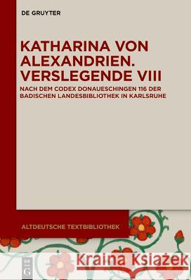 Katharina von Alexandrien Tanguy Donnet 9783110786286 de Gruyter - książka