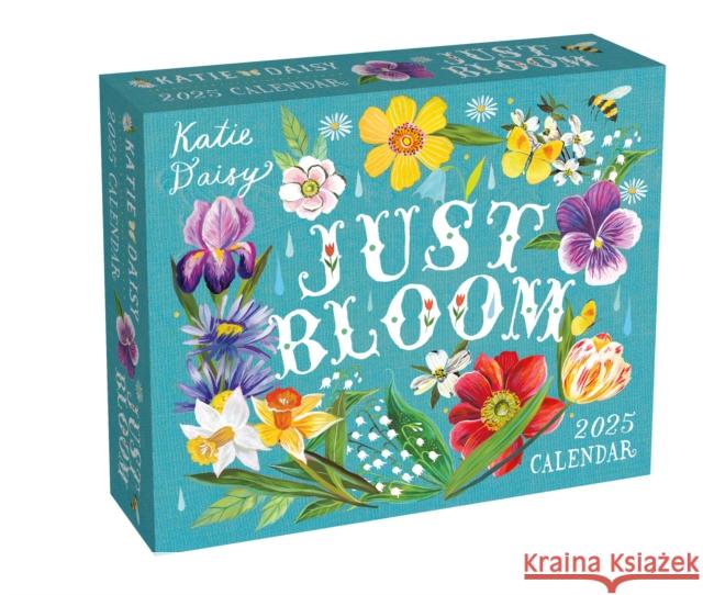 Katie Daisy 2025 Day-to-Day Calendar: Just Bloom Katie Daisy 9781524890995 Amber Lotus Publishing - książka