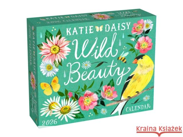 Katie Daisy 2026 Day-to-Day Calendar: Wild Beauty Katie Daisy 9781524896393 Andrews McMeel Publishing - książka