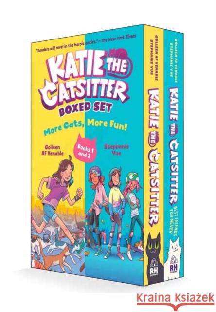 Katie the Catsitter: More Cats, More Fun! Boxed Set (Books 1 and 2) Colleen A Stephanie Yue 9780593645611 Random House Books for Young Readers - książka