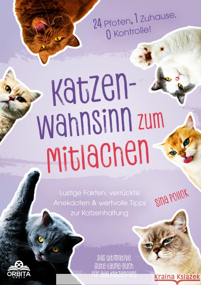 Katzen-Wahnsinn zum Mitlachen Pollok, Sina 9783989353053 Orbita Media - książka