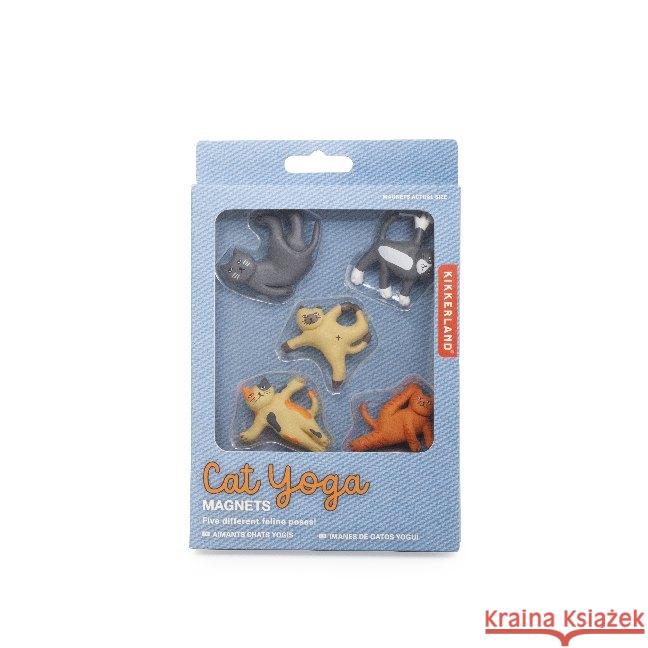 Katzen Yoga Magnete Shimada, Eiko 0612615102934 Kikkerland Europe - książka