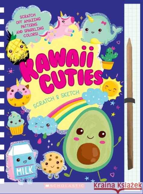 Kawaii Cuties: Scratch Magic Becky Herrick Jannie Ho 9781338733938 Scholastic US - książka