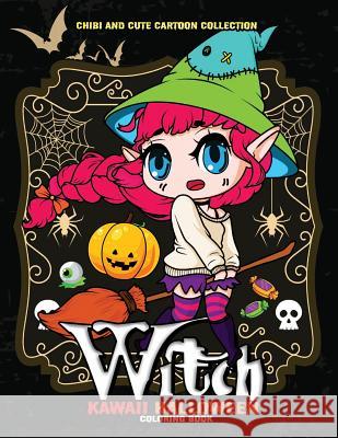 Kawaii Halloween Coloring Book: Fun and Beautiful Coloring Pages for Stress Relieving Design Rocket Publishing 9781720246091 Independently Published - książka
