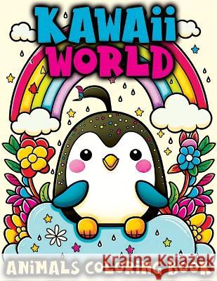 Kawaii World Animals Coloring Book: Fun and Whimsical Adventure with Adorable Creatures from Around the Earth for Kids Tone Temptress   9788396747600 Malgorzata Grzesik - książka