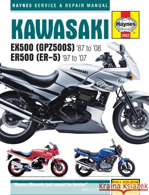 Kawasaki EX500 (GPZ500S) & ER500 (ER-5) (87 - 05) Haynes Publishing 9781785212932 Haynes Publishing Group - książka