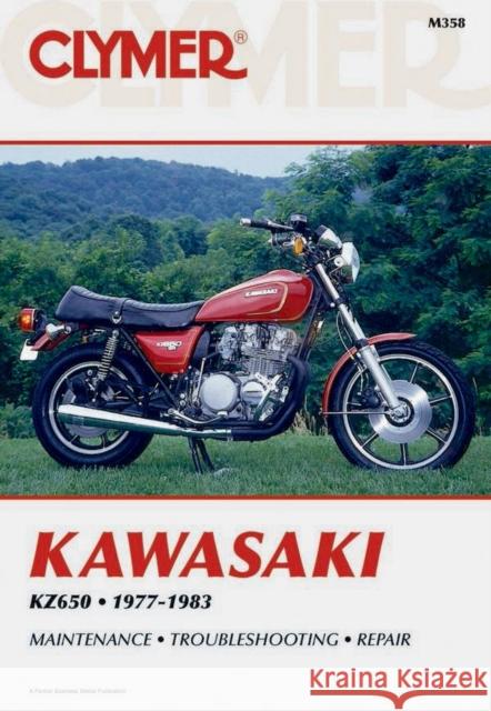 Kawasaki KZ650 1977-1983 Eric Jorgensen Ed Scott 9780892872961 Clymer Publishing - książka