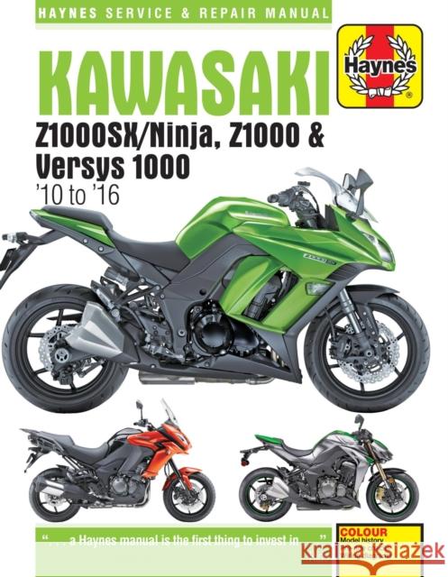 Kawasaki Z1000, Z1000SX & Versys ('10 - '16) Haynes Publishing 9781785213779 Haynes Manuals - książka