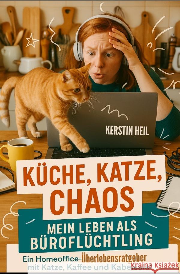 Küche, Katze, Chaos: Mein Leben als Büroflüchtling Heil, Kerstin 9783819747526 epubli - książka