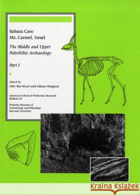 Kebara Cave, Mt. Carmel, Israel Bar-Yosef, Ofer 9780873655538 Peabody Museum of Archaeology and Ethnology, - książka