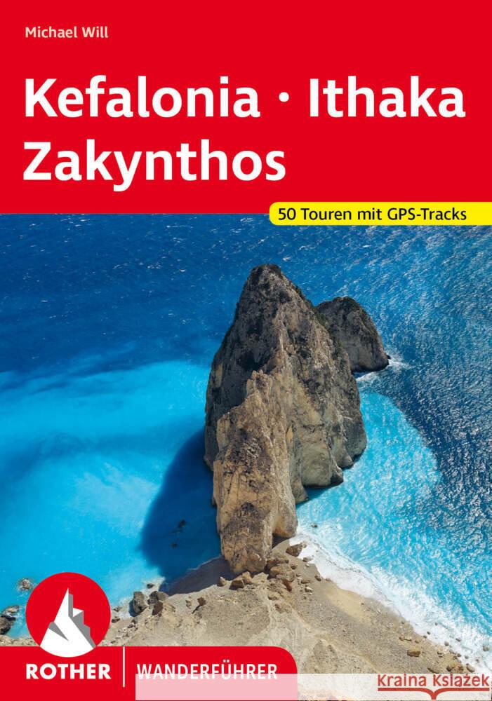 Kefalonia - Ithaka - Zakynthos Will, Michael 9783763346264 Bergverlag Rother - książka