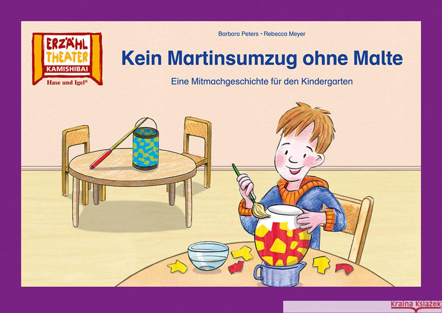 Kein Martinsumzug ohne Malte / Kamishibai Bildkarten Peters, Barbara 4260505832674 Hase und Igel - książka