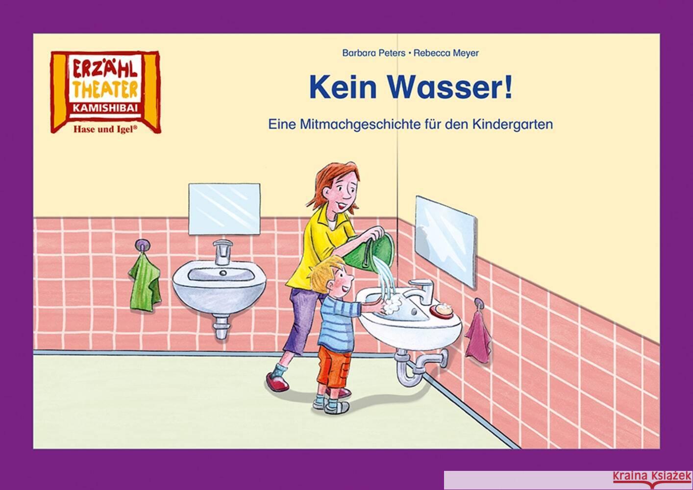 Kein Wasser! / Kamishibai Bildkarten Peters, Barbara 4260505832636 Hase und Igel - książka