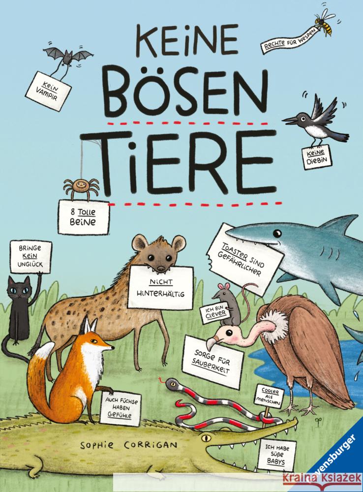 Keine bösen Tiere - Das etwas andere Tierbuch für Kinder ab 7 Jahren Corrigan, Sophie 9783473480258 Ravensburger Verlag - książka