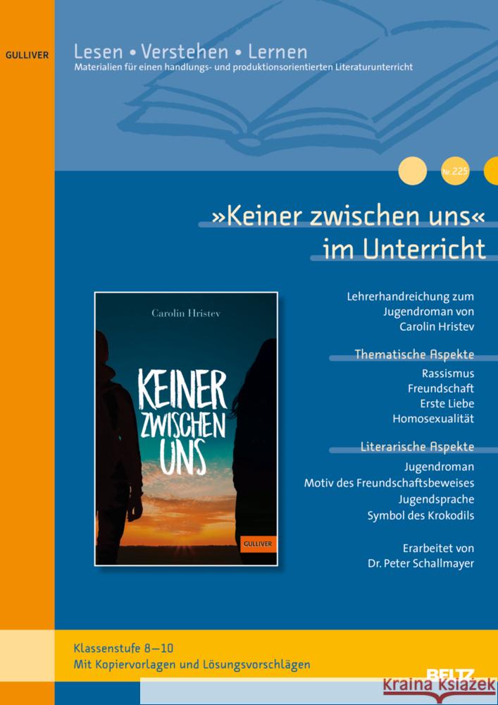 »Keiner zwischen uns« im Unterricht Schallmayer, Peter 9783407813176 Beltz - książka