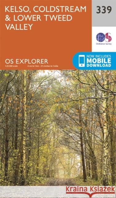 Kelso, Coldstream and Lower Tweed Valley Ordnance Survey 9780319245910 Ordnance Survey - książka