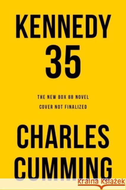 Kennedy 35 Charles Cumming 9781613164556 Mysterious Press - książka