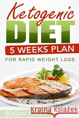 Ketogenic Diet: 5 Weeks Plan For Rapid Weight Loss Jones, Rogan 9781539580553 Createspace Independent Publishing Platform - książka