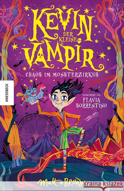 Kevin, der kleine Vampir Brown, Matt 9783957289506 Knesebeck - książka