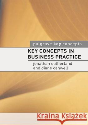 Key Concepts in Business Practice Diane Canwell 9781403915313  - książka