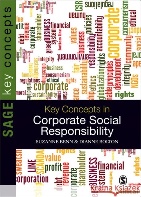 Key Concepts in Corporate Social Responsibility Suzanne Benn 9781847879295 Sage Publications (CA) - książka