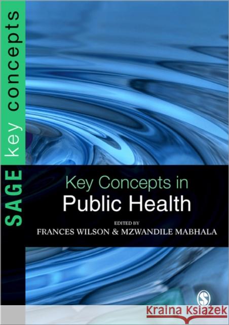 Key Concepts in Public Health Frances Wilson 9781412948807 SAGE Publications Inc - książka