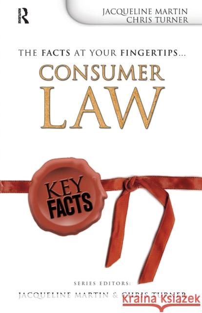 Key Facts: Consumer Law Jacqueline Martin 9780340887585  - książka