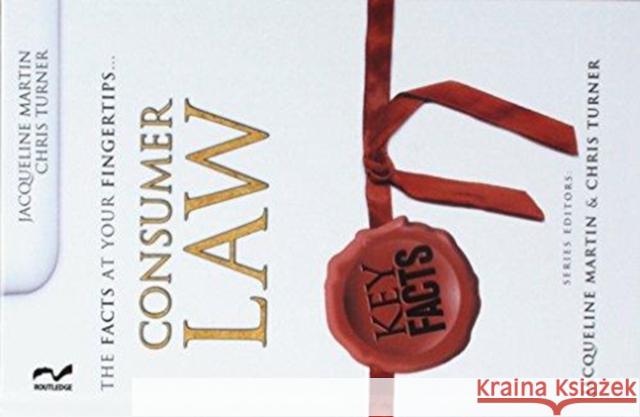 Key Facts: Consumer Law Jacqueline Martin 9781138463288 Routledge - książka