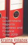 Key Government Reports on Business and Finance for June 2019 Yolande Asselin   9781536165661 Nova Science Publishers Inc