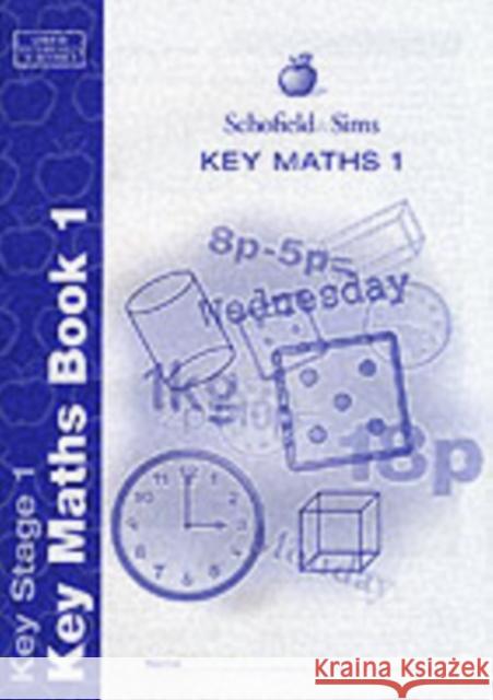 Key Maths 1 Andrew Parker, Jane Stamford 9780721707938 Schofield & Sims Ltd - książka