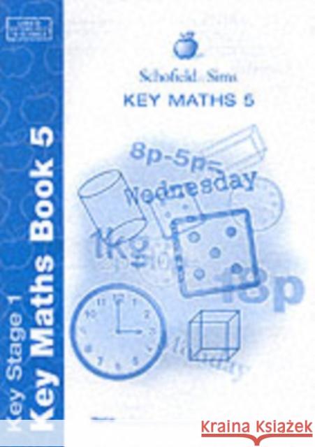 Key Maths 5 Andrew Parker, Jane Stamford 9780721707976 Schofield & Sims Ltd - książka