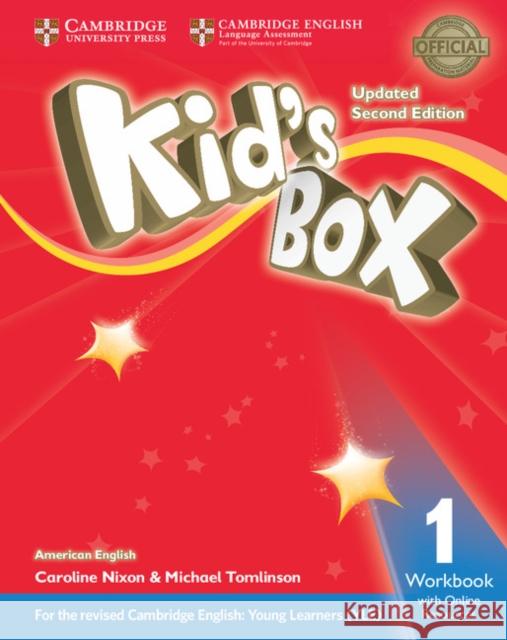 Kid's Box Level 1 Workbook with Online Resources American English Caroline Nixon Michael Tomlinson  9781316627167 Cambridge University Press - książka