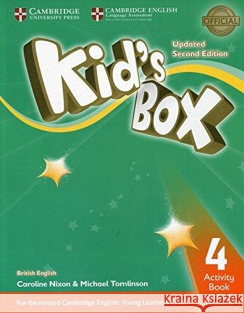 Kid's Box Level 4 Activity Book with Online Resources British English Nixon Caroline Tomlinson Michael 9781316628775 Cambridge University Press - książka