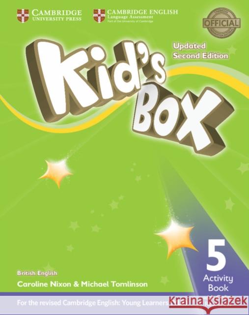 Kid's Box Level 5 Activity Book with Online Resources British English Nixon Caroline Tomlinson Michael 9781316628782 Cambridge University Press - książka