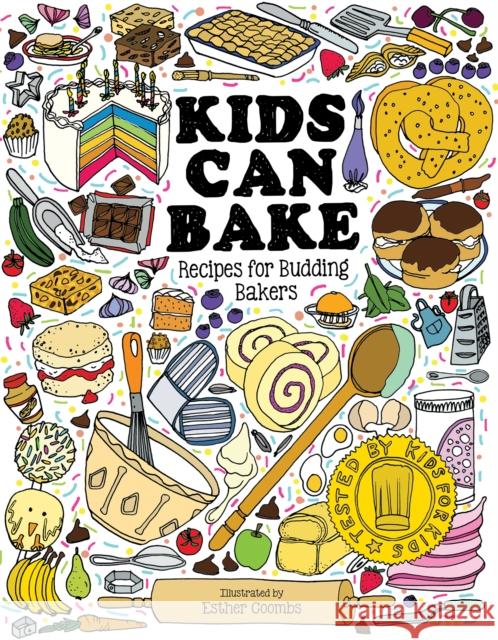 Kids Can Bake: Recipes for Budding Bakers Esther Coombs 9781787081109 Button Books - książka