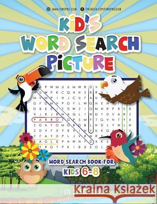 Kid's Word Search Picture: Word Search Book For Kids 6-8 Nancy Dyer 9781096622666 Independently Published - książka