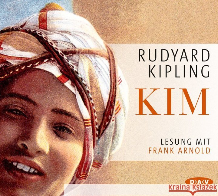Kim, 5 Audio-CDs : Lesung Kipling, Rudyard 9783862315307 Der Audio Verlag, DAV - książka