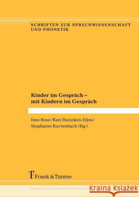 Kinder im Gespräch - mit Kindern im Gespräch  9783732905409 Frank & Timme - książka