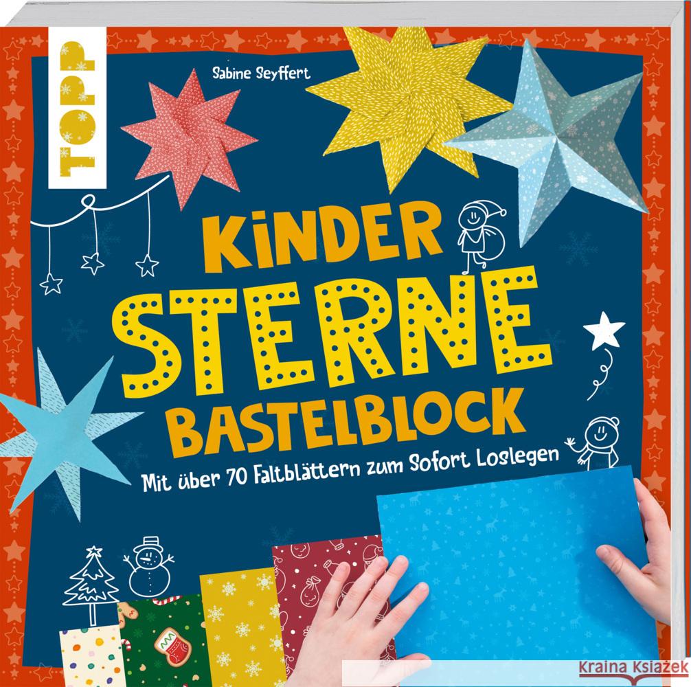 Kinder-Sterne-Bastelblock Seyffert, Sabine 9783735891099 Frech - książka