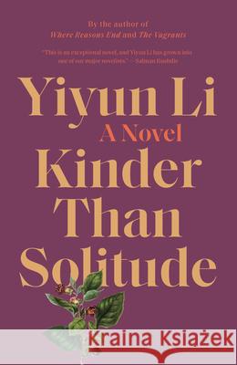 Kinder Than Solitude Yiyun Li 9780812980165 Random House Trade - książka