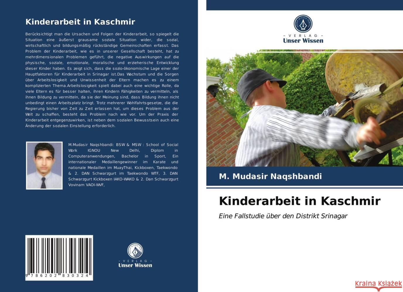 Kinderarbeit in Kaschmir Naqshbandi, M. Mudasir 9786202830324 Verlag Unser Wissen - książka