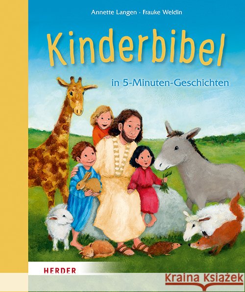 Kinderbibel : in 5-Minuten Geschichten Langen, Annette 9783451715457 Herder, Freiburg - książka
