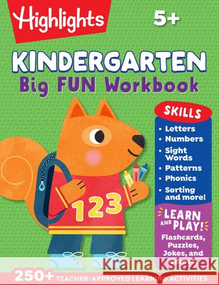 Kindergarten Big Fun Workbook Highlights Learning 9781629797632 Highlights Press - książka