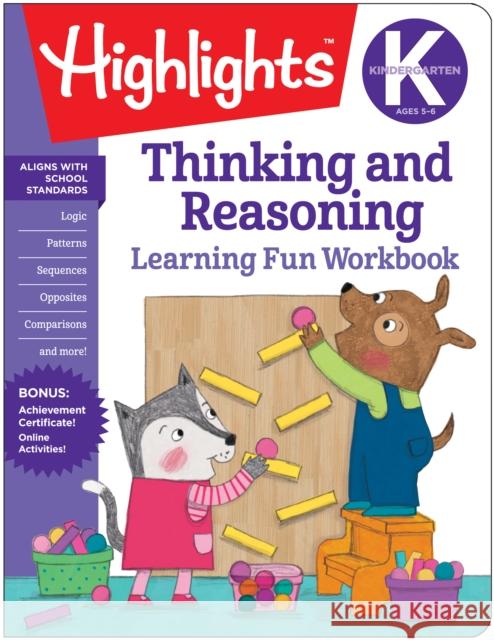 Kindergarten Thinking and Reasoning Highlights Learning 9781684372850 Highlights Learning - książka